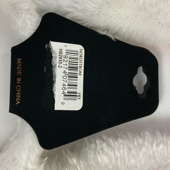 NWT Nordstrom Noir Bunny Ear Headband Sequin Stripe New With Tags Fluffy NEW‎ - Picture 7 of 7